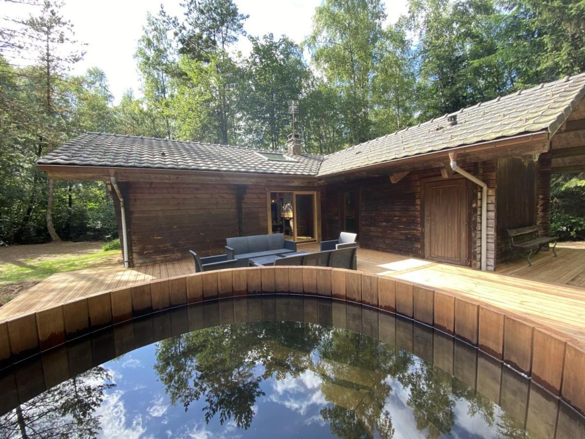 Le Fishing Lodge Chalet En Bois Avec Bain Nordique Ла Брес Екстериор снимка